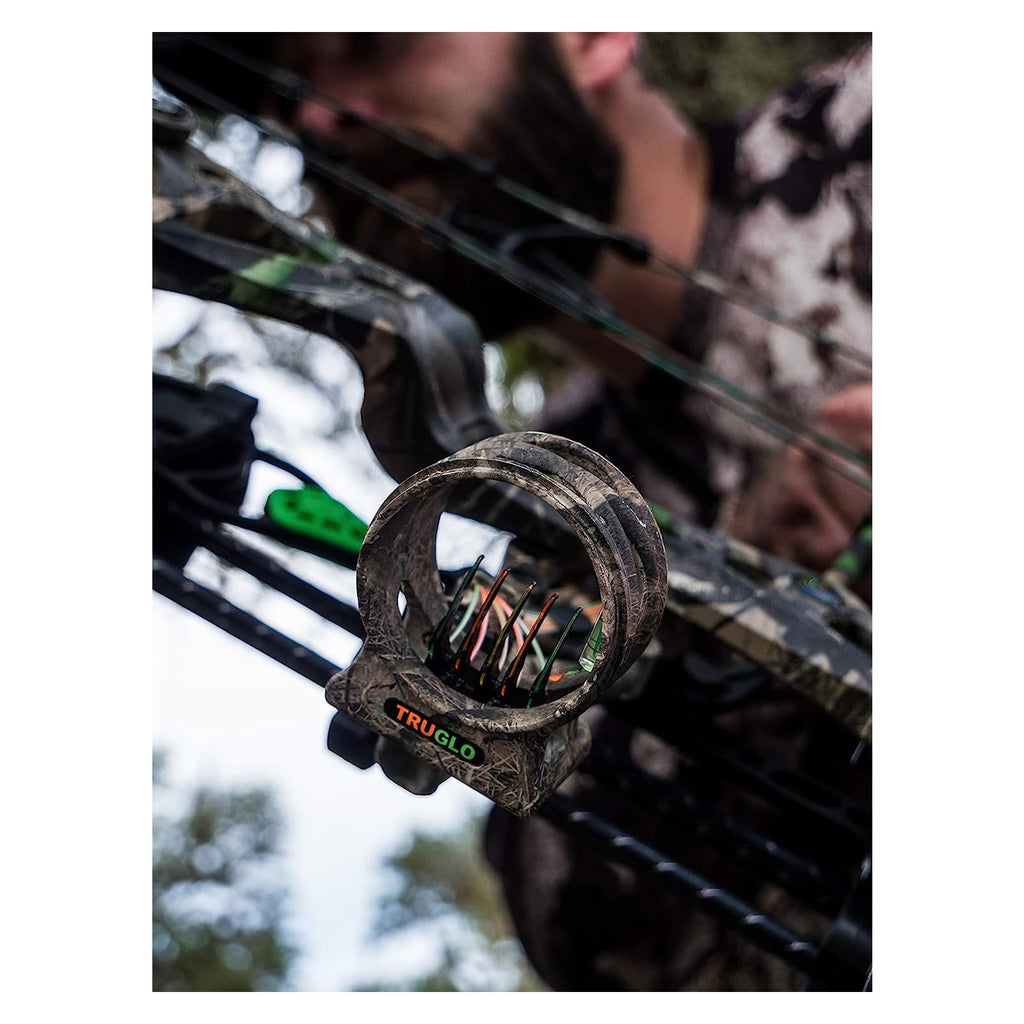TRUGLO Carbon XS Xtreme Ultra-Lightweight Carbon-Composite Bow Sight, Realtree Xtra Camo