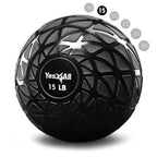 Yes4All Fitness Slam Medicine Ball 15Lbs For Exercise, Strength, Power Workout  Workout Ball  Weighted Ball  Exercise Ball  Dyna