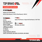 Top Brake Disc Road Bike Brake Pads For Shimano Xtr-M9100,Dura Ace R9170, Grx Rx400, Br Rs305,405,505,805 Tektro Hd-R310R510,Trp