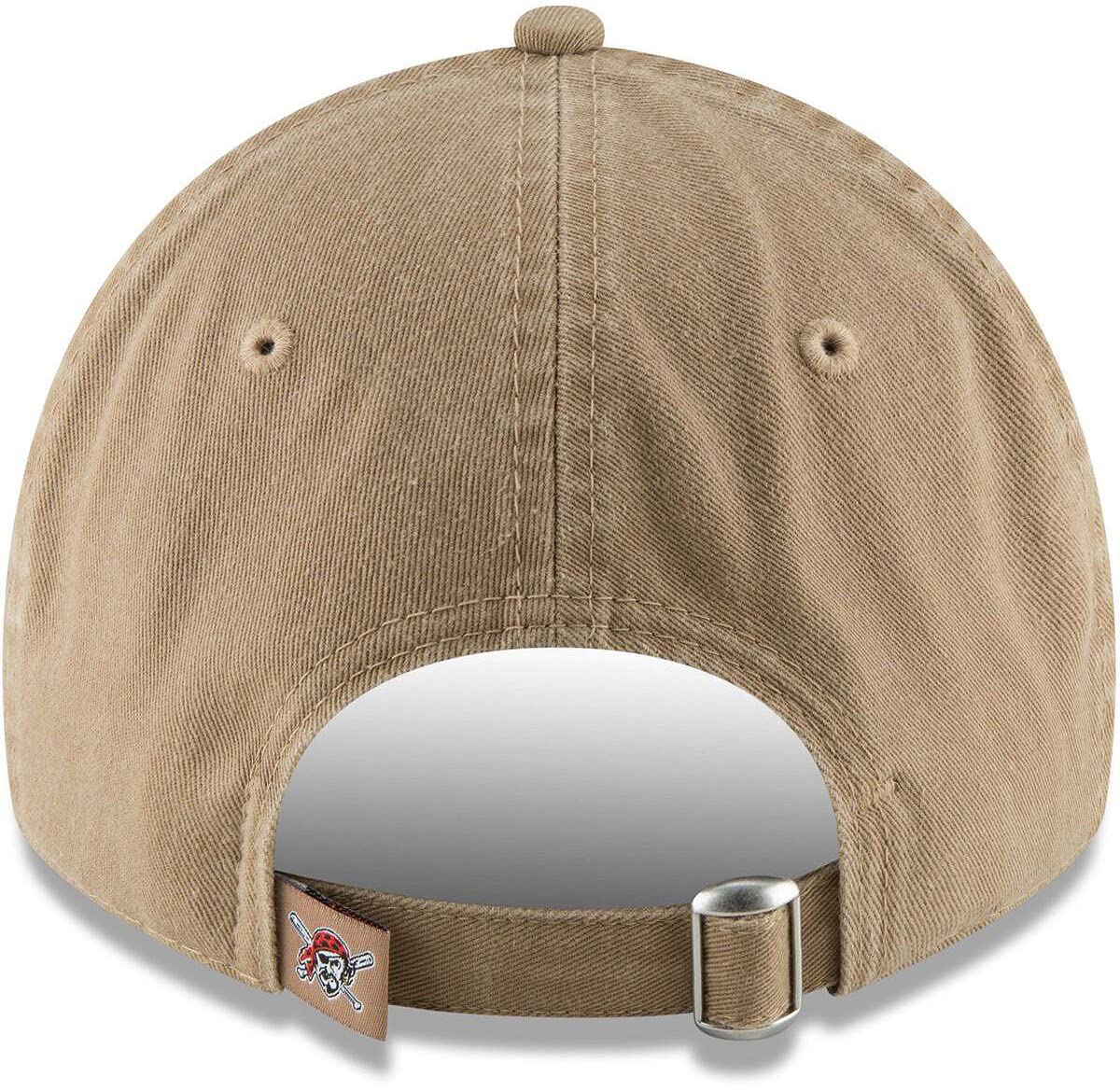 New Era Mlb Khaki Core Classic 9Twenty Adjustable Hat Cap One Size Fits All (Pittsburgh Pirates Khaki)