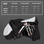 Team Obsidian | Outdoor Storage Or Travel Cover For 3 Bikes, Xx-Large Bike Cover, Ebike Accessories, Bicycle Cover, Heavy Duty,