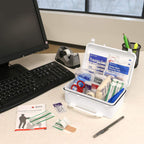 First Aid Only 6060 All-Purpose 10-Person Emergency First Aid Kit For Business, Worksite, Home, And Car, 57 Pieces