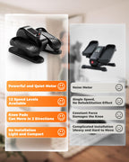 Under Desk Elliptical Machine, Ellipse Leg Exerciser As Seen On Tv, Lcd Display & 12 Adjustable Speed Ellipse Fit, Portable & Qu