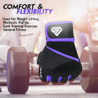 Htzploo Workout Gloves Gym Gloves Weight Lifting Gloves For Women With Full Palm Pad,Strong Wrist Wraps Support,Enhanced Grip,Fo