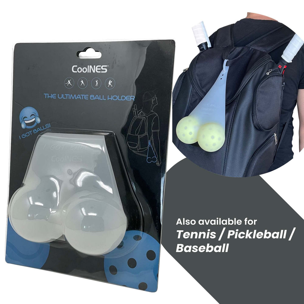 Coolnes Silicone Funny Ball Holder Pouch Sack - Golf - Pickleball - Tennis - Baseball - Gag Gift Innovative Souvenirs Club Stora