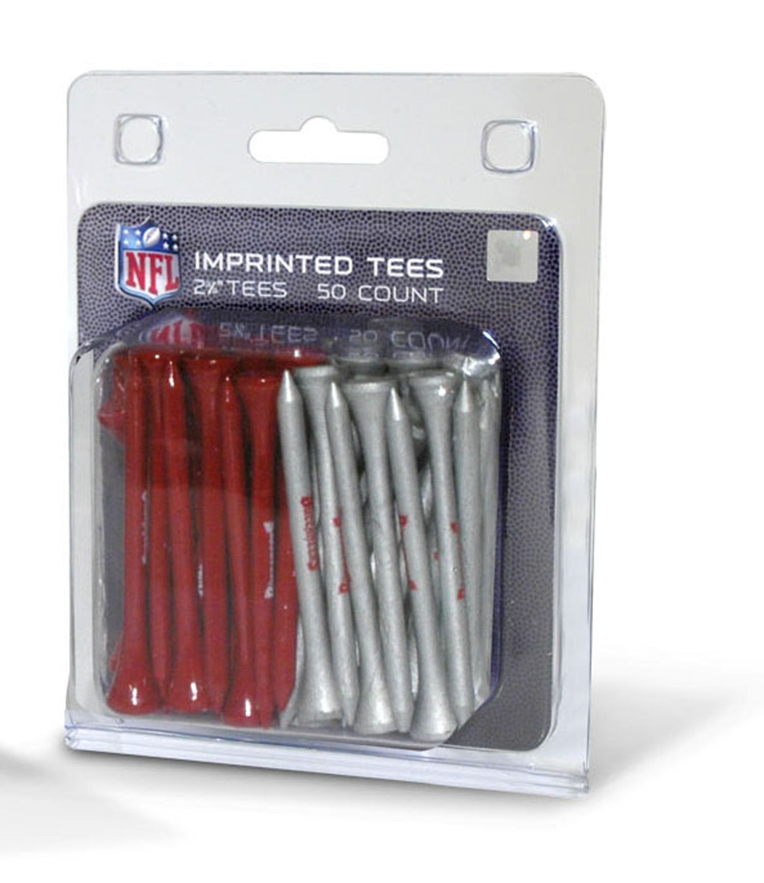 Team Golf NFL Tampa Bay Buccaneers Pack Of 50 Golf Tees 2-3/4 Golf Tees, 50 Pack, Regulation Size, Multi Team Colors