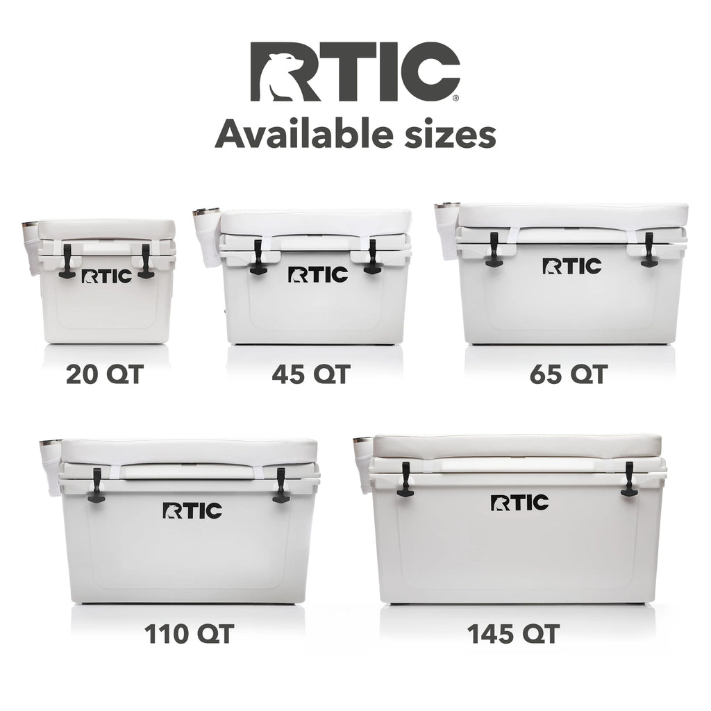 Rtic Ultra-Tough Cooler Seat Cushion, Great For Family Travels, Boating Or Hunting, Easy Clean Vinyl, Buckle Fastening And Anti