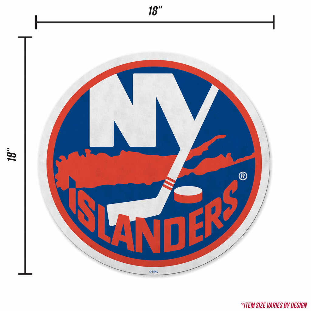 Rico Industries Nhl New York Islanders Retro Shape Cut Pennant - Home And Living Room D  Cor - Soft Felt Ez To Hang
