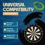 Designa Darts Su077  Dartboard Surround Durable Lightweight Eva Jigsaw Ring Design, Black