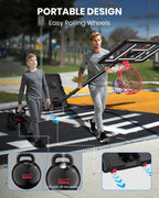 IGL Basketball Hoop Outdoor, 44 Inch Portable Basketball Hoops, 5.6-10 FT Adjustable Basketball Goal System with 35 LB Base Anch