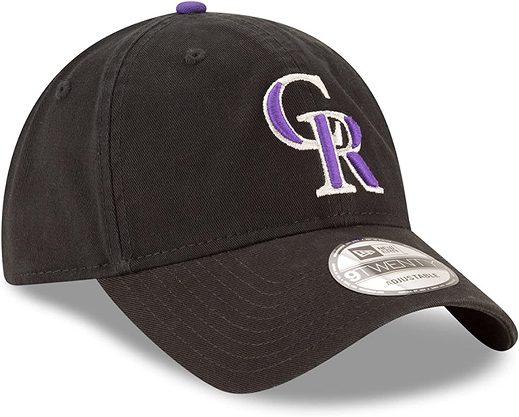 New Era Mlb Core Classic 9Twenty Adjustable Hat Cap One Size Fits All (Colorado Rockies)