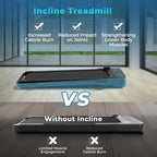 Goplus 2 In 1 Folding Treadmill, 300 Lbs Capacity Walking Pad With Handle Bar, Under Desk Treadmill With Remote & App Control An