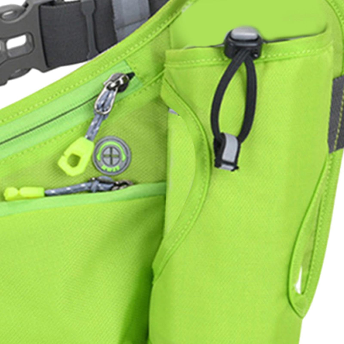 Calandis Running Belt Fanny Pack Adjustable Bottle Holder For Workout Fitness Outdoor Green | Waist Packs & Bags | Hiking Backpa