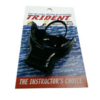 Trident Comfort Bite Mouth Piece With Roof Of Mouth Bridge And Rolled Edges (Black)
