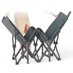 Atorpok Camping Cot For Adults With Cushion Comfortable, Tent Folding Cot For Sleeping, Lightweight Folding Bed With Carry Bag F