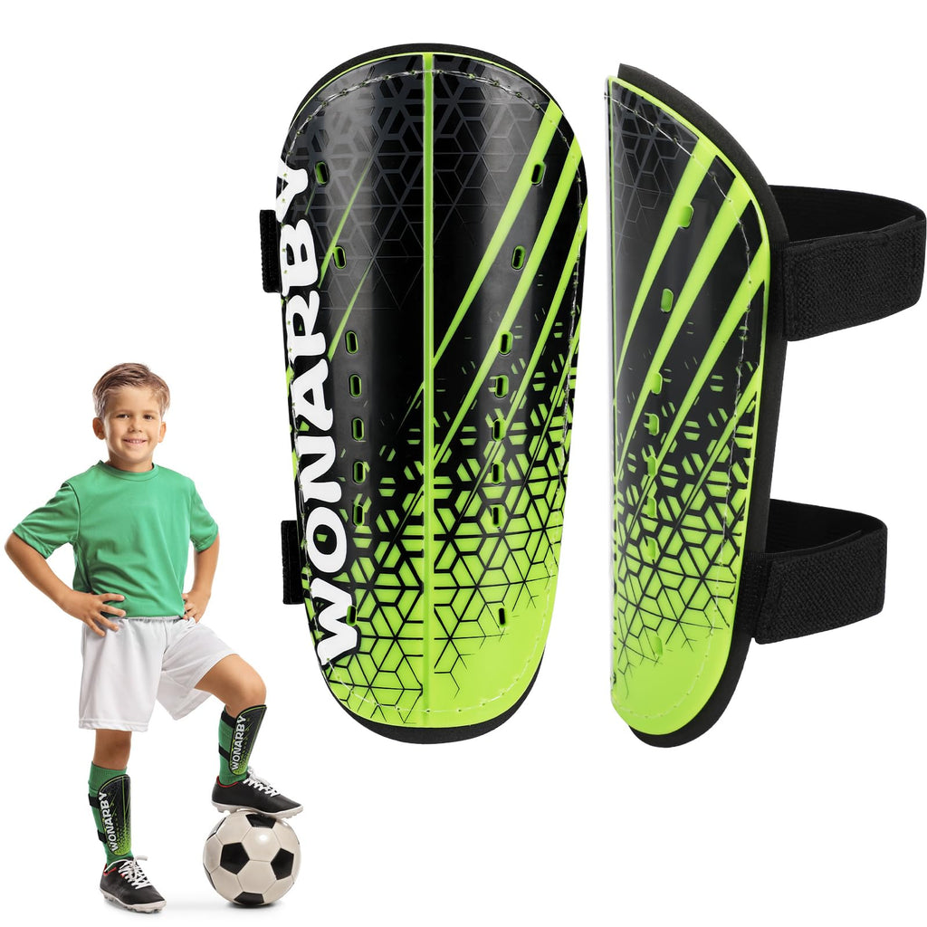 Shin Guards Soccer Youth Kids - Shin Guard For Boys Girls Teenagers 2-18 Years Old - Football Shin Pads Protection Equipment Wit