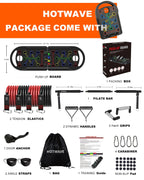 Hotwave 20 In 1 Push Up Board With 16 Gym Accessories.Pushups Bar With Resistance Bands,Portable Home Workout Equipment,Strength