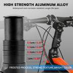 Rainflowwer Bike Stem 28.6Mm (1-1/8), 135Mm Aluminum Adapter Adjustable Alloy Handlebar Stem Riser For Mountain Bike, Road Bike,