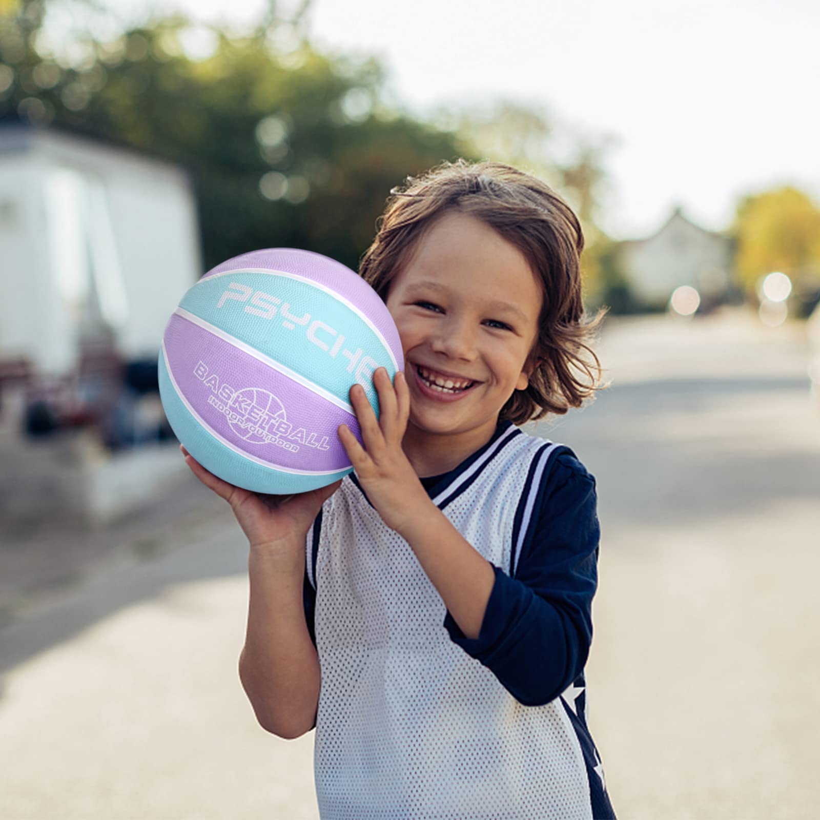 Wisdom Leaves Kids Basketball Size 3 (22'') Youth Basketball Size 5(27.5'') For Indoor Outdoor Pool Play Games,Great Gift For Ch