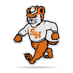 Rico Industries Ncaa Sam Houston State Bearkats Mascot Shape Cut Pennant - Home And Living Room D  Cor - Soft Felt Ez To Hang