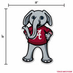 Rico Industries Ncaa Alabama Crimson Tide Mascot Shape Cut Pennant - Home And Living Room D  Cor - Soft Felt Ez To Hang, 18X0.10