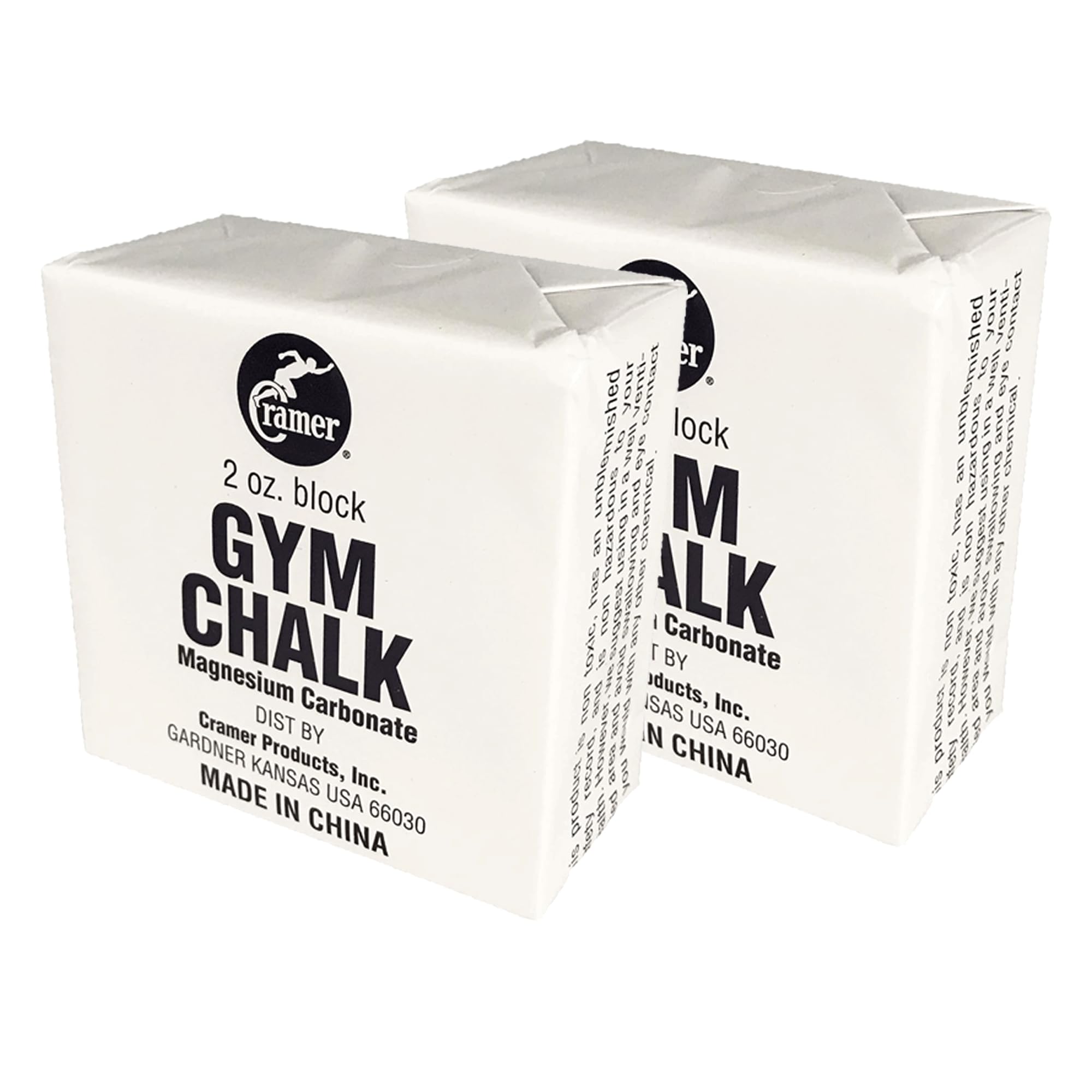 Cramer Gym Chalk Block, Magnesium Carbonate For Better Grip In Gymnastics, Weightlifting, Power Lifting, Pole Fitness, & Rock Cl