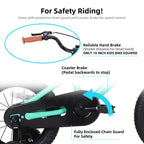 Joystar 12 Inch Kids Bike For Boys Girls 2 3 4 Years Old Gifts Toddlers Bicycle With Training Wheels Children Bikes With Foot Br