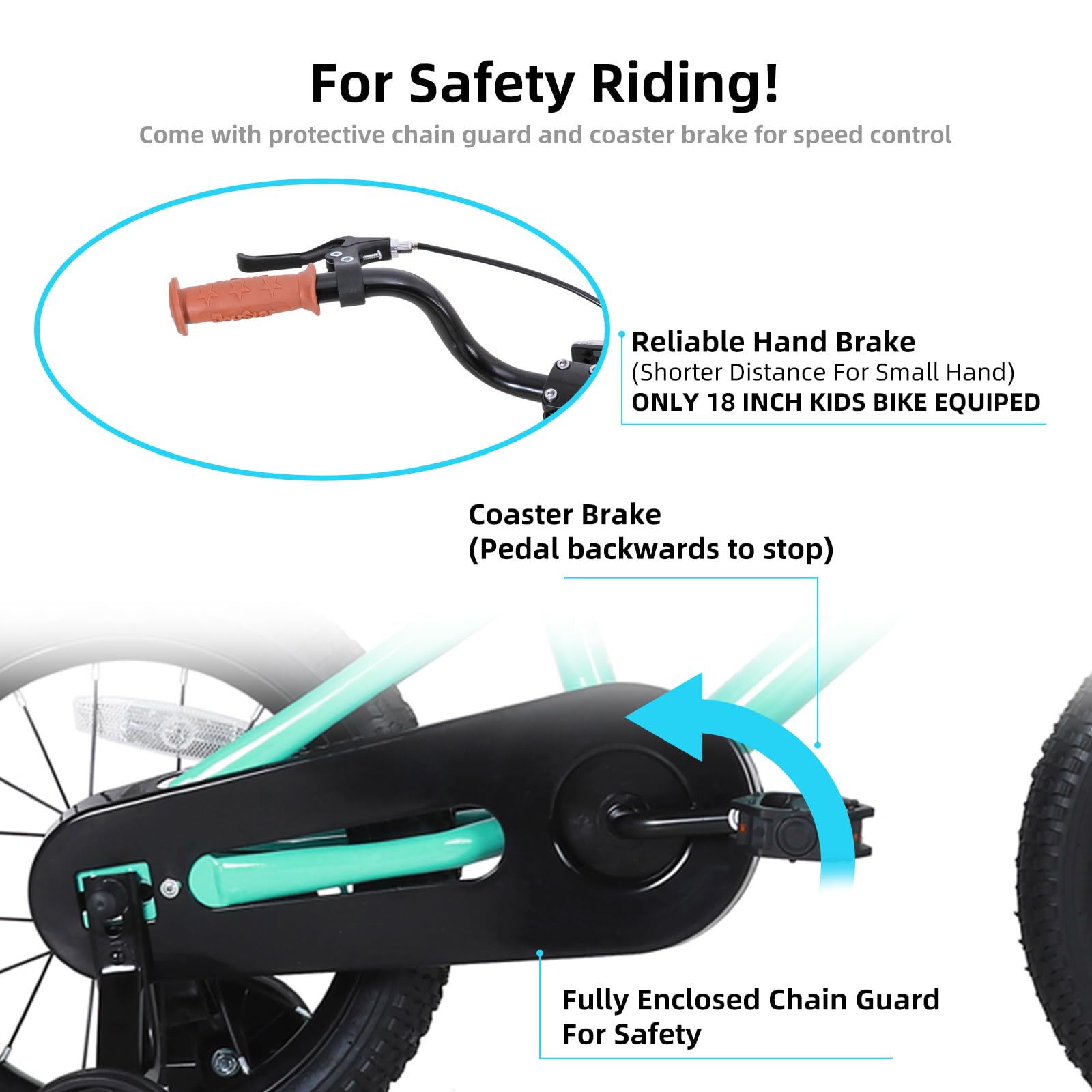 Joystar 16 Inch Kids Bike For Boys Girls 4 5 6 7 Years Old With Training Wheels Gifts Kids Bicycle With Coaster Brake Bmx Style