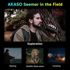 Akaso Seemor-200 Night Vision Goggles - 4K Full Color Night Vision Binoculars For Adults, App-Enabled Photo And Video Saving,Ai-