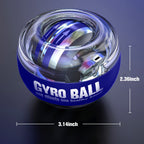 Jin Bdwrist Trainer Ball Auto-Start Wrist Strengthener Gyroscopic Forearm Exerciser Gyro Ball For Strengthen Arms, Fingers, Wris