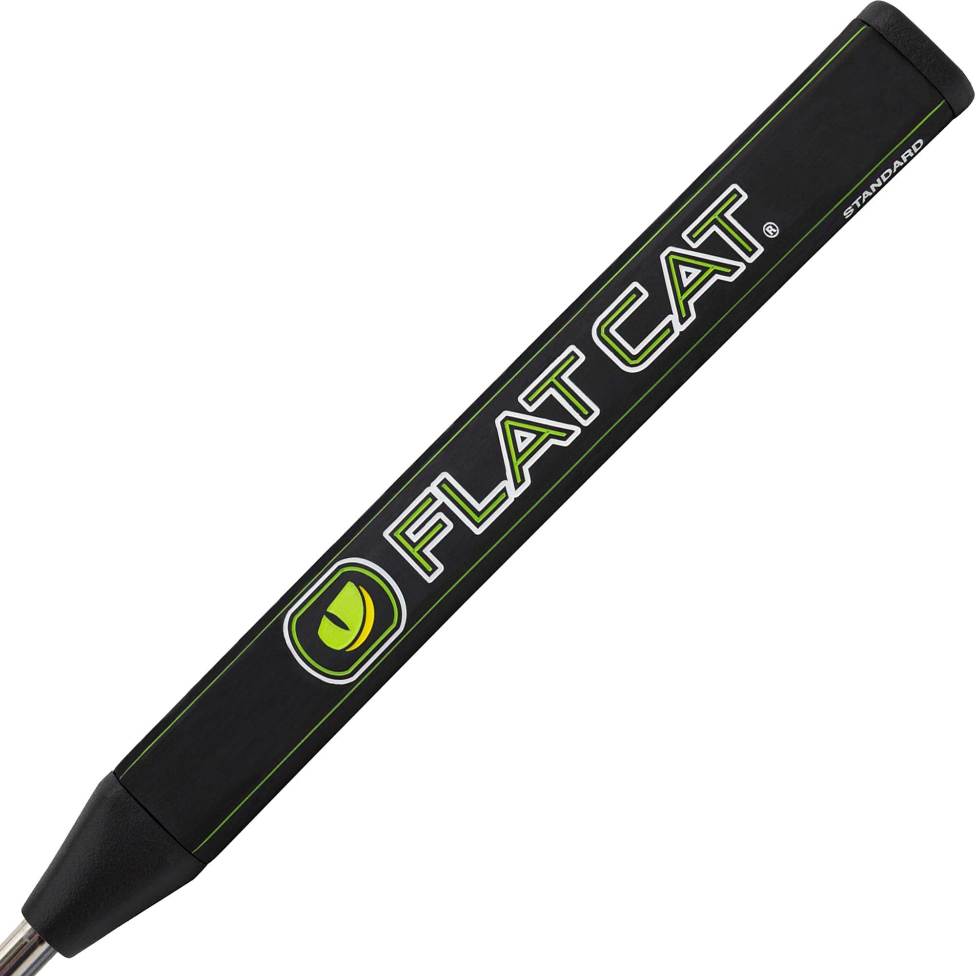 Flat Cat Tak Putter Grip Standard 8727, Slightly Oversized Rubber Non-Tapered Golf Grip, Flat Sides Put The Feeling Of A Square 