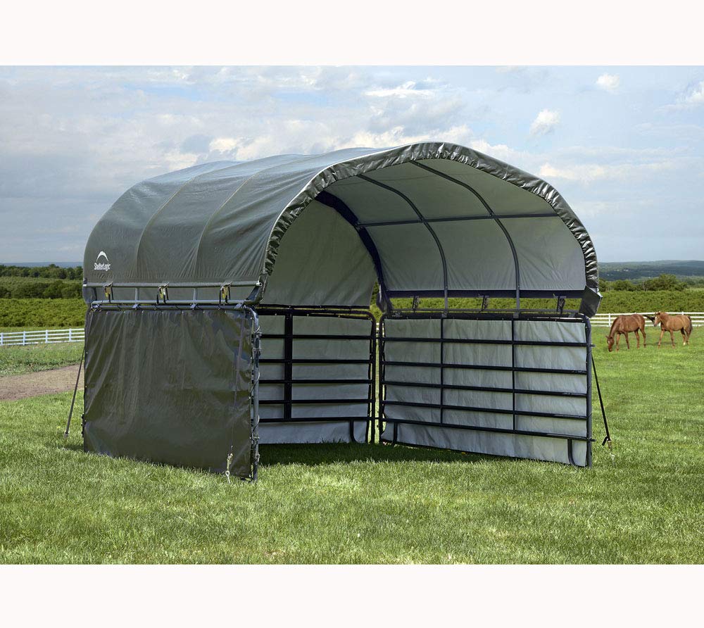Shelterlogic 12X12 Equine, Livestock And Agricultural Corral Shelter Enclosure Kit (Corral Panels And Corral Shelter Not Include