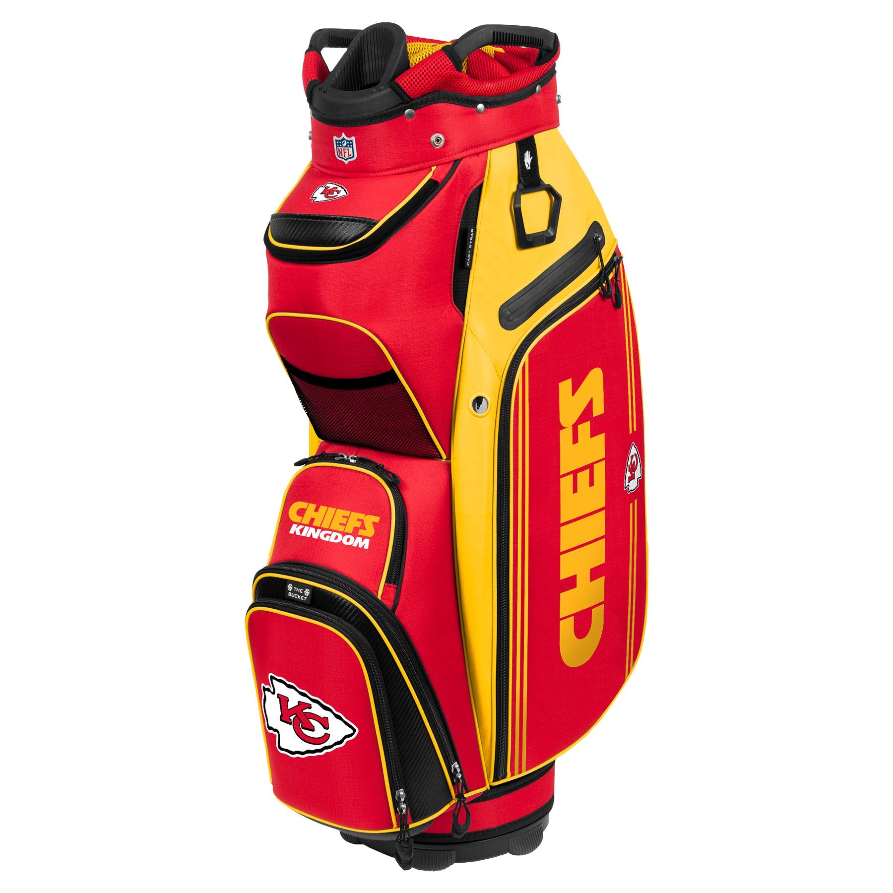 Kansas City Chiefs Bucket III Cooler Cart Golf Bag