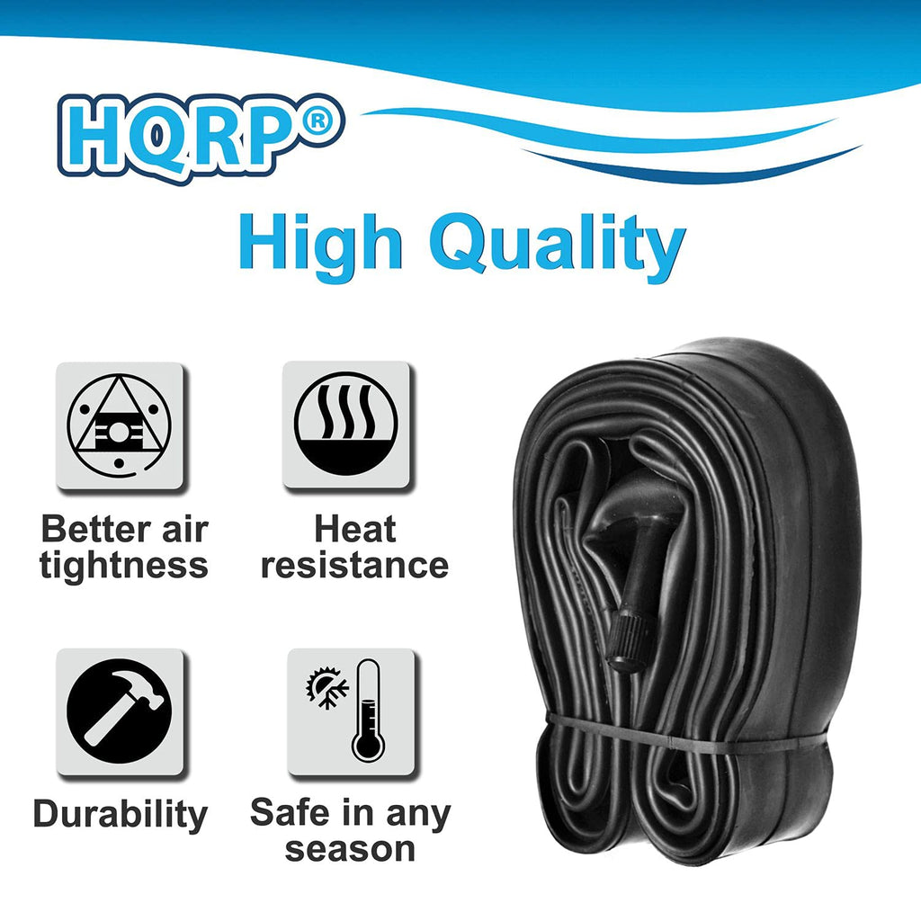 Hqrp 16'' X 1.75/1.8/1.9/1.95/2/2.1/2.125 Bike Tire Inner Rubber Interior Tube Schrader Valve For Kids, Bmx, Stroller, Cruisers,