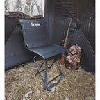 Guide Gear Big Boy Hunting Blind Chair, Portable Folding Seat For Shooting, Comfortable Spin Swivel, 500-Lb. Capacity