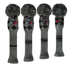 Scott Edward Knit Wood Golf Covers 4 Pieces Handmade Knitted Item Fit Over Well Driver Wood(460Cc) Fairway Wood2 And Hybrid(Ut)