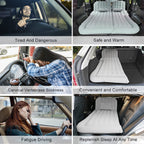 Byomostor 3 In 1 Car Air Mattress, Suv Mattress For Back Seat Cargo Area Car Mattress With Electric Air Pump-2 Support Fillers &