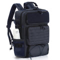Tsrgsn Tactical Backpack for Men, Military Backpack with Shoe Compartment, Travel Hiking Hunting Gear Bag with Molle System, Blu