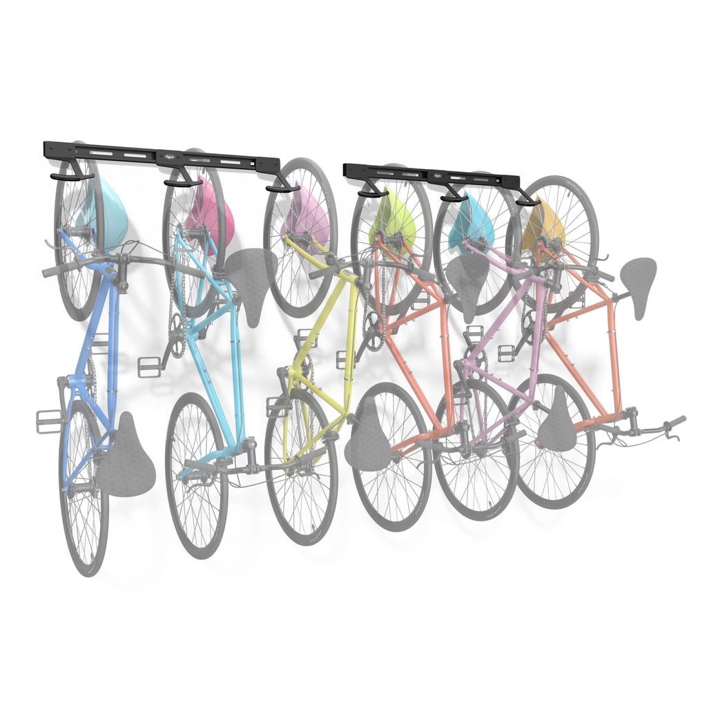 Koova Wall Mount Bike Rack  Steel Bike Mount Wall  Adjustable Bike Hangers For Garage  Easy Mount Bike Rack Garage  Garage Bike 