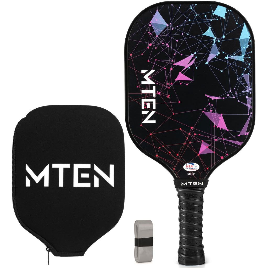 Pickleball Paddle, Usapa Approved Fiberglass Surface Pickleball Paddle With Protective Cover, Outdoor For Men Women