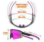Eazyrun Polarized Sports Sunglasses For Men Women, Kato Shield Sunglasses For Cycling Running Mtb Baseball Ski Beach Volleyball