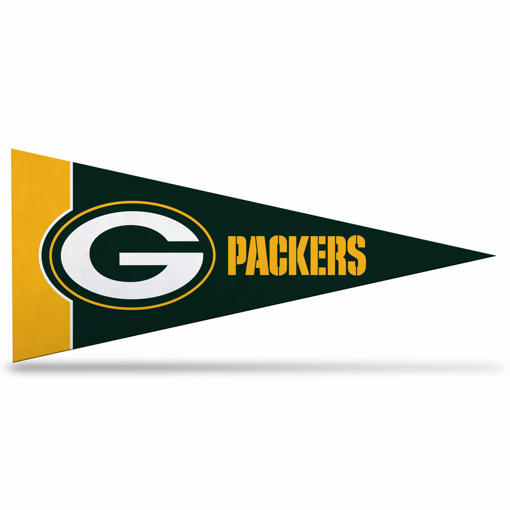 Rico Industries Nfl Green Bay Packers 8-Piece 4-Inch By 9-Inch Classic Mini Pennant D  Cor Set