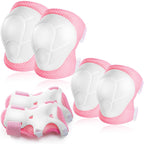 Bosoner Kids/Youth Knee Pads Elbow Pads Guards Set For For Multi Sports Roller Skates Skateboarding. Inline Roller Skating Cycli