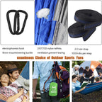 Camping Hammock With Mosquito Net And Rain Fly - Travel Hammock Bug Net - Hammock Tent For Outdoor Hiking Backpacking Travel Cam