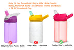 Straws Replacement For Camelbak Eddy+14 Oz Kids Water Bottle,Camelbak Eddy+ Straw Replacements,Accessories Set Include 4 Bpa-Fre