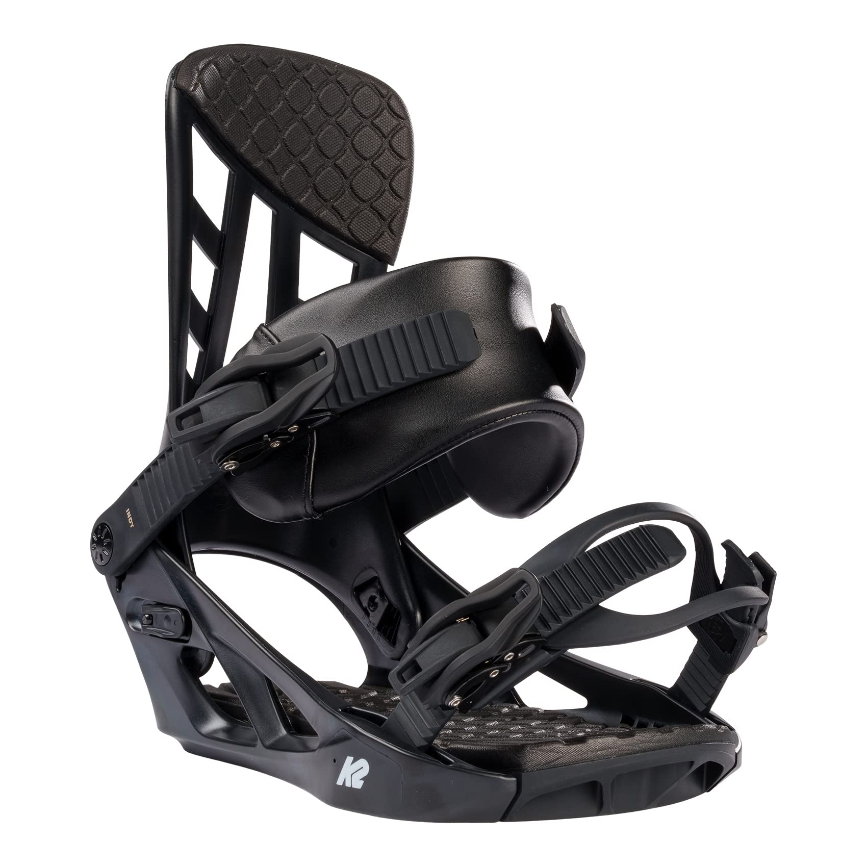 K2 Indy Mens Snowboard Bindings, Black, L