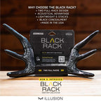 Black Rack Rattling System By Illusion | Rattling Antlers | Rattling Horns | Deer Call | Bone-Core Technology