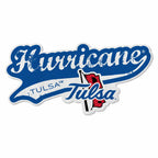 Rico Industries Ncaa Tulsa Golden Hurricane Distressed Shape Cut Pennant - Home And Living Room D  Cor - Soft Felt Ez To Hang