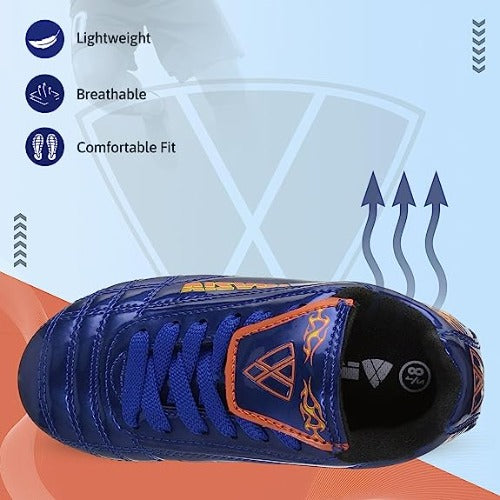 Blaze Firm Ground Soccer Cleats - Blue/Orange - Vizari Sports