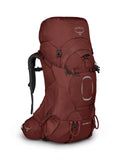 Osprey Aether 55L Mens Backpacking Backpack, Deep Acorn Red, L/XL